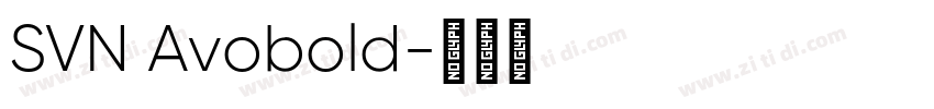 SVN Avobold字体转换